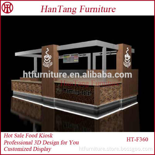 Good quality Mall coffee and fruit juice kiosk